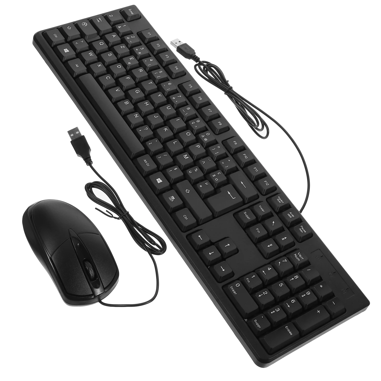 

Keyboard Mouse Set Usb Gaming and Computer Wired Fashionable with Keyboards Office