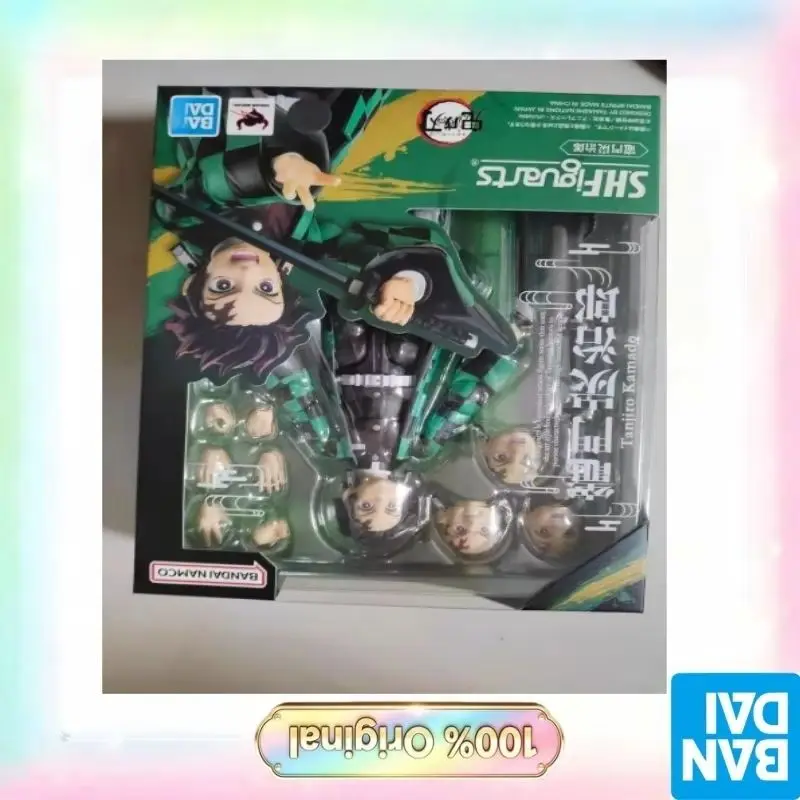 100% Original Bandai S.H.Figuarts Demon Slayer Kimetsu No Yaiba Tanjiro Kamado Collectible Action Figure Brand New In Stock