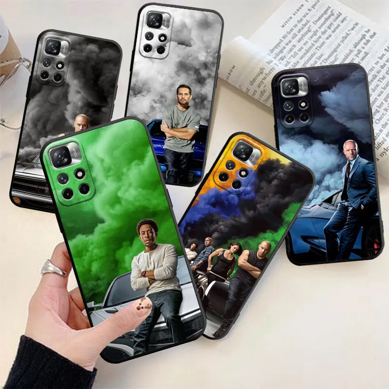 Fast And Furious Phone Case for Redmi Note 12 11 10 Pro 9S 9 8 7 8T Redmi 10C 9A 9C K40 TPU Cover Coque Fundas 