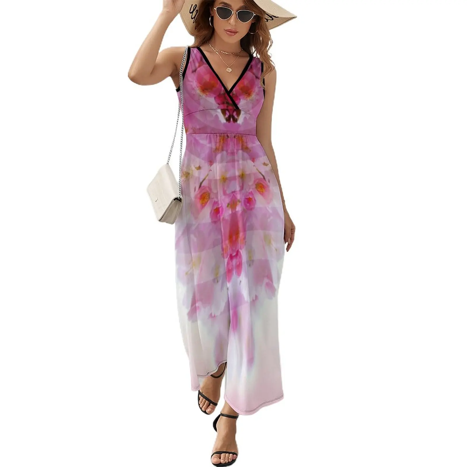 

Cherry Blossom Bloom Sleeveless Dress elegant party dresses for women 2024 dress for woman