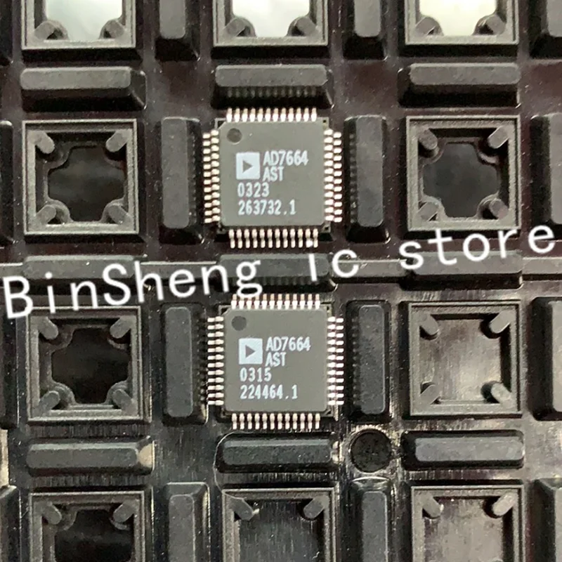 

2pcs/lot AD7664AST AD7664ASTZ QFP-48 Analog to digital converter IC
