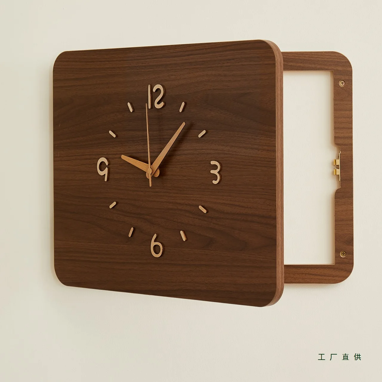 

ZF electric meter box decorative painting with clock, wall clock, decorative painting to cover electric switch and distribution
