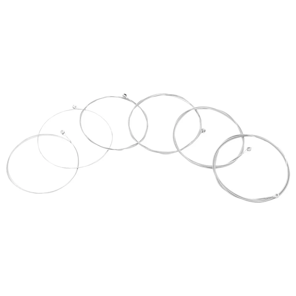 

6 Pcs Steel Core Strings Bass Guitar Accessories Supplies Advanced Parts and Brass