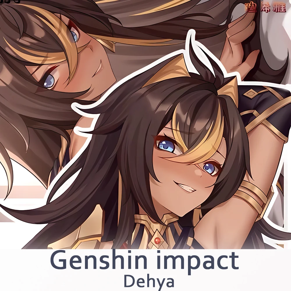 

Аниме игра Genshin Impact Dehya Косплей Двусторонняя Подушка Чехол Dakimakura игра обнимающий тело Otaku наволочка подарок