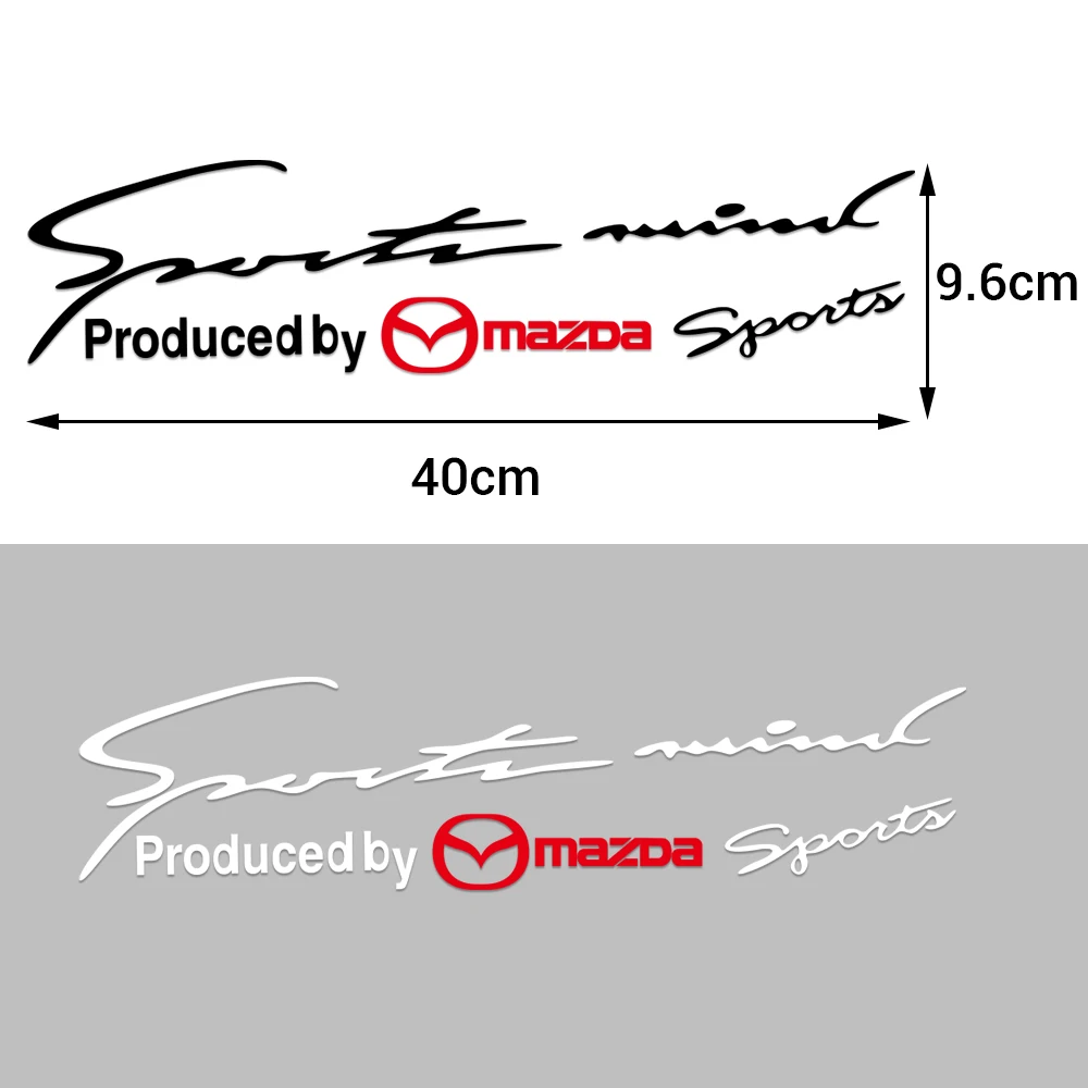 1PC Car Emblem Light Eyebrow Stickers for Mazda Speed MS 3 5 6 CX-3 CX-5 CX-6 MX3 MX5 Demio MPS Axela Atenza Auto Accessories