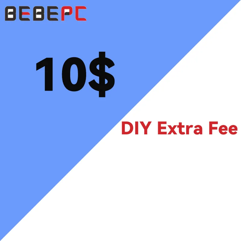 BEBEPC compacte pc-behuizing met kleine laptopbehuizing, flexibele voeding