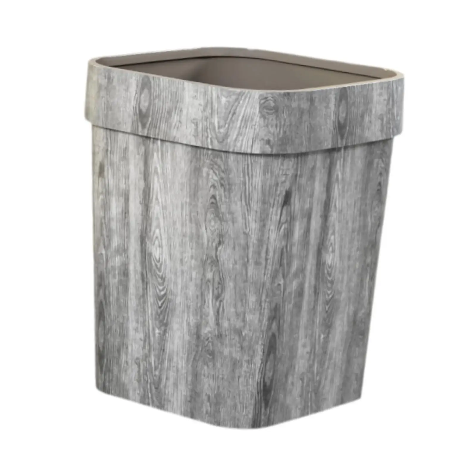 Trash Can Household Portable Farmhouse Garbage Can Recycle Bin Waste Basket for Dorm Room Bathroom near Desk Office Living Room