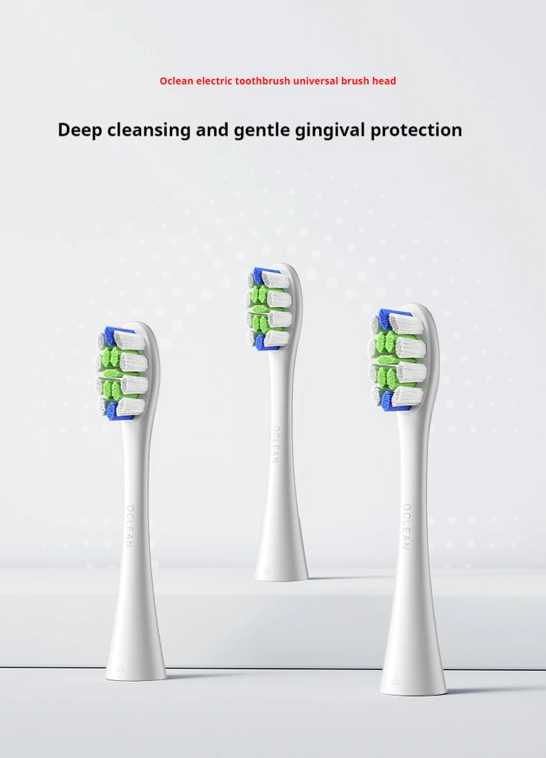رؤوس فرشاة بديلة أصلية لفوهات فرشاة الأسنان الكهربائية Oclean Flow/X PRO Elite/X PRO /F1/Z1/One/ Air2