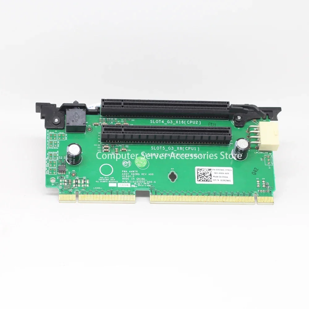 

Genuine 392WG 0392WG CN-0392WG FOR Poweredge R730 R730XD PCI Riser2 Expansion Card Controller Card Board Server Adapter Board