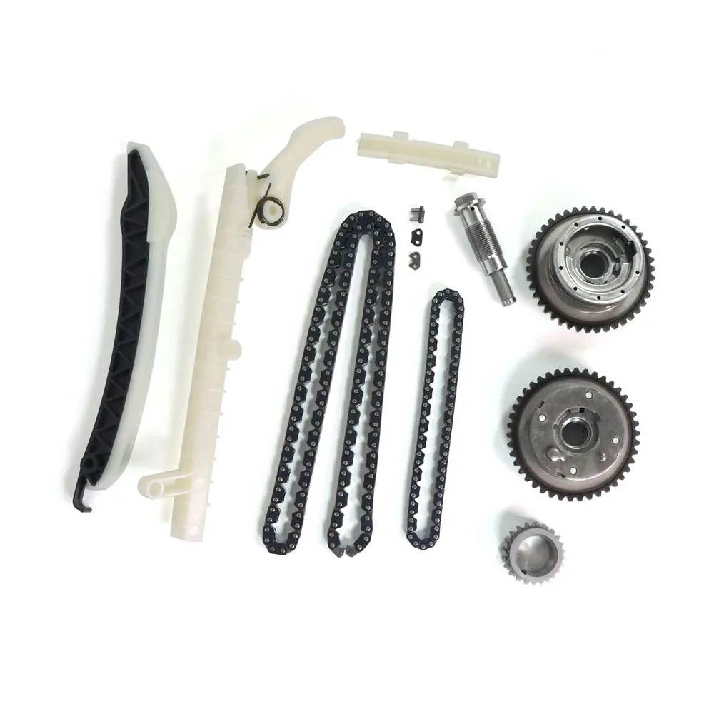 Engine Timing Chain Kit Camshaft Adjuster VVT Fit 1.6 2.0 L Gas For Mercedes -Benz M270 M274 M133 GLK200 C350 E200 1.6L 2.0L
