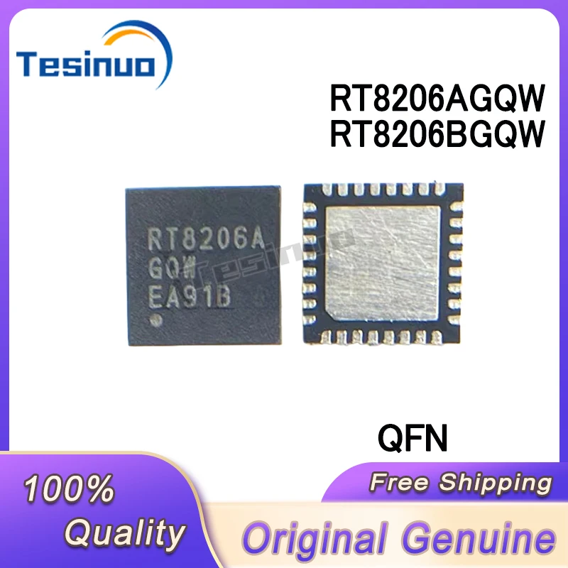 5/PCS New Original RT8206BGQW RT8206B RT8206AGQW RT8206A QFN32 chip In Stock