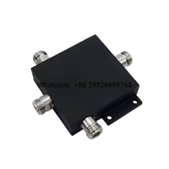 400-430MHz 4 Way 50W Rf Power Splitter Power Divider Vhf Uhf Low VSWR High Isolation With N Female for Radio Cummuncation