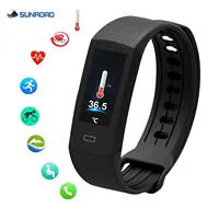 Sunroad Fitness Tracker Bracelet Blood Pressure Oxygen Monitor Pedometer Sleep Monitoring System Heart Rate Monitor Wristband