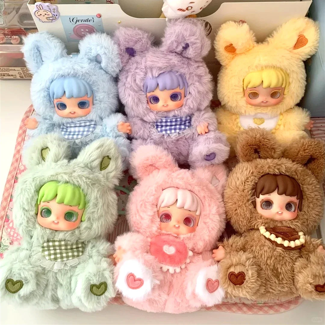 

Miana Goodnight Rabbit Friends Series Cute Blind Box Cute Plush Toy Vinyl Doll Pendant Mysterious Box Trendy Surprise Gift