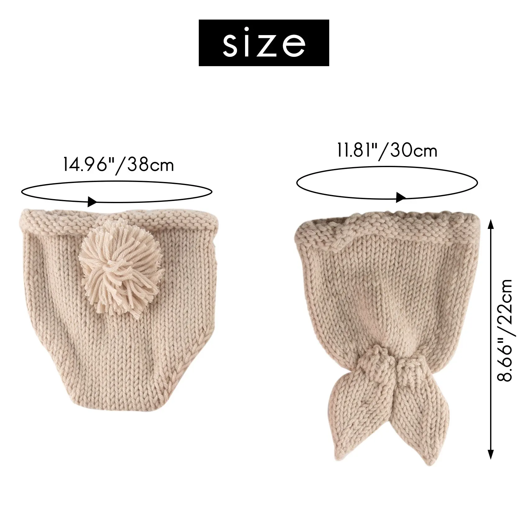 ABNQ Newborn Baby Photography Props Infant Boy Girl Knit Photo Outfits