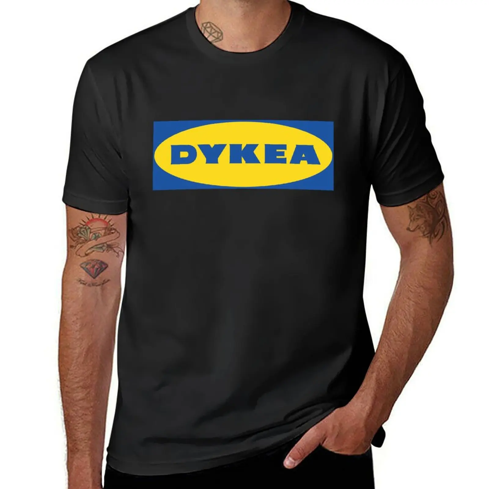 

DYKEA T-Shirt quick drying boys animal print slim fit t shirts for men