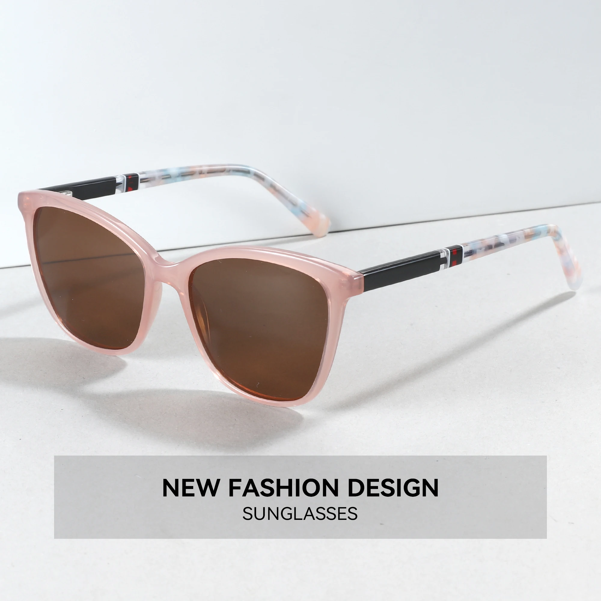 ZENOTTIC Women Butterfly Prescription Sunglasses Polarized UV400 Myopia Light Sensitivity Simple Eyewear