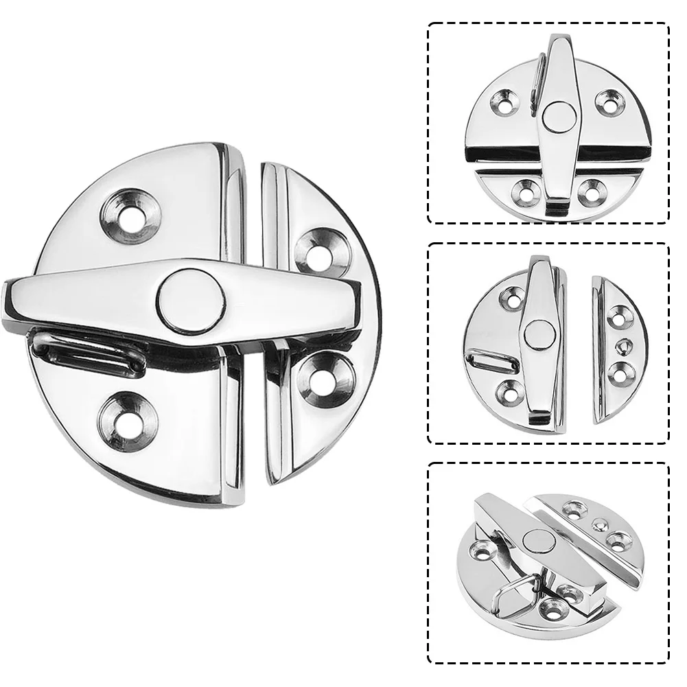 Silver Color Marine Environments 316 Stainless Steel Buckle Boat Box Buckle Access Door Latch Active Stop Latch