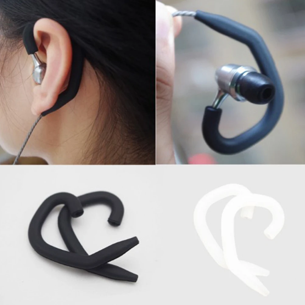 

Silicone Earphone Hook 1.5-2Mm Round Line Comfortable Mask Rope Support Durable Earhook Protection For Sports Running