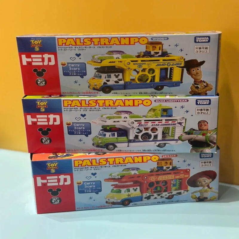 Takara Tomy Pixar Toy Story 5 Alloy Diecast Car Model Buzz Lightyear Woody Simulation Vehicle For Collectors Holiday Gift