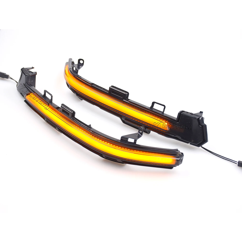 قطع غيار السيارات LED ديناميكية بدوره مصباح إشارة مرآة الرؤية الخلفية ل Volkswagen VW ID4 ID.4 E21 2020-2023 1st Pure GTX Pro Skoda Enyaq #2