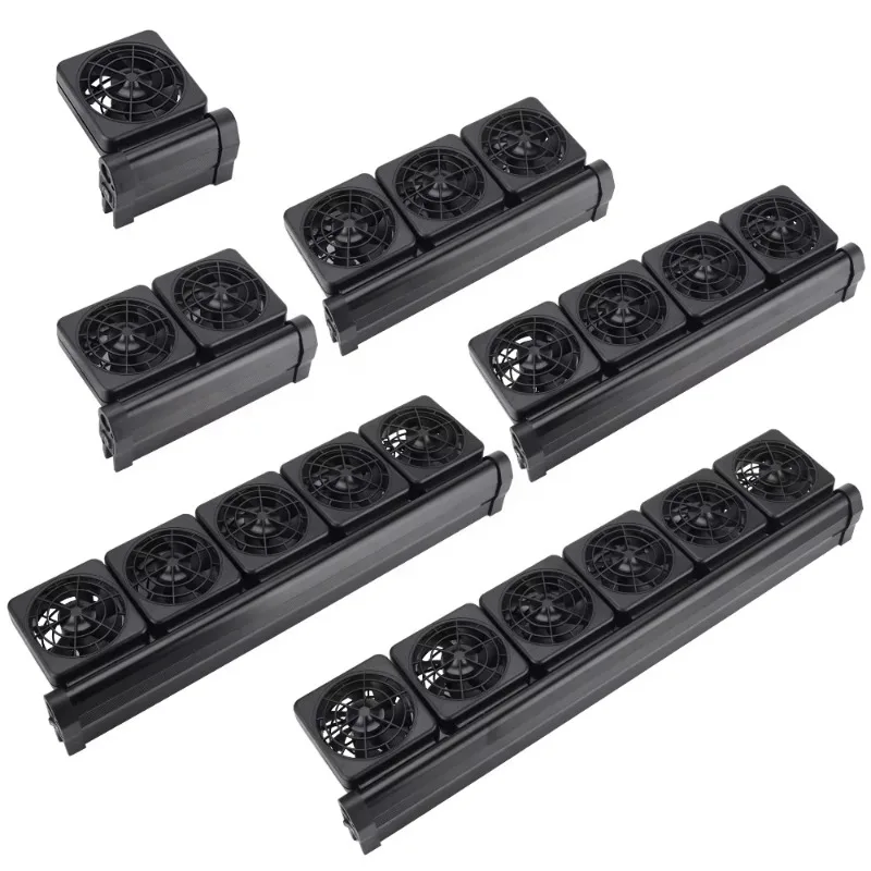 

Aquarium Cooling Fan Fish Tank Cold Wind Chiller Adjustable Wind Constant Temperature for Fish Silent Fish Tank Cooling Fan