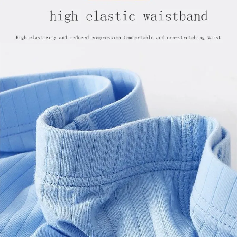 Mens Cotton Thermal Underwear Thin Winter Pants Warm Base Layer 100% Cotton Long Johns Soft Comfortable Home Wear Open Fly