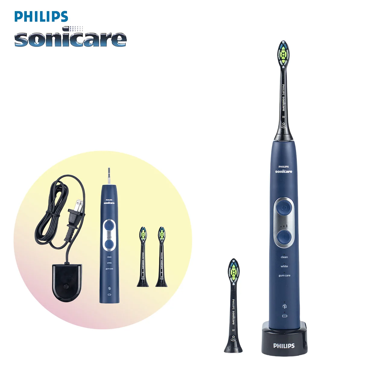 Philips Sonicare 6100 HX6871 Sonic electric toothbrush for adult replacement head  White