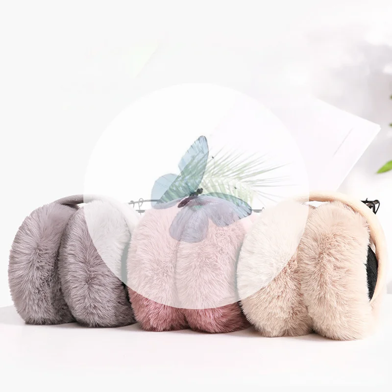 Модные милые наушники с героями мультфильмов, теплые утолщенные наушники, зимние антифриз