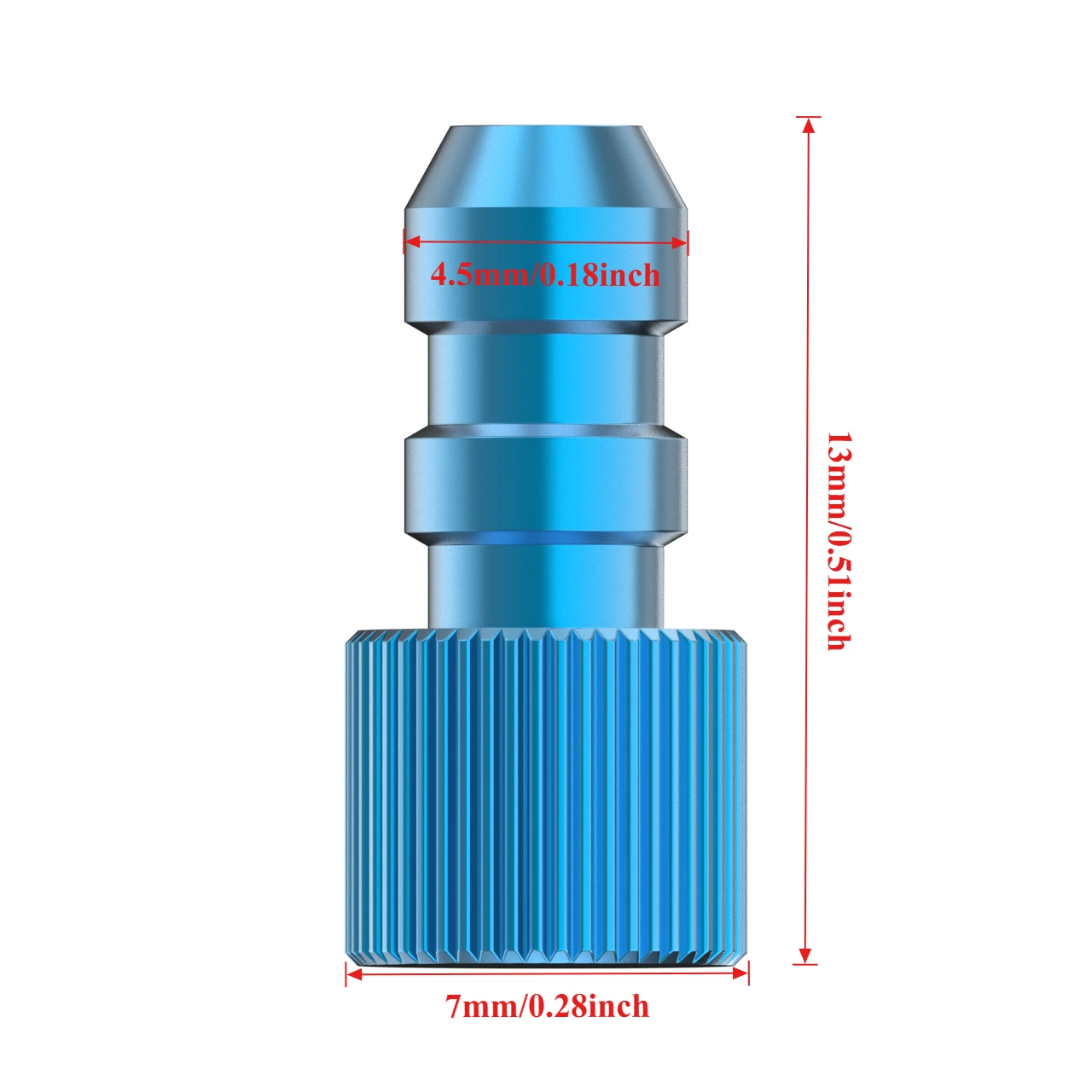 3-4mm Aluminum Alloy Fuel Hose Stopper Gas Fuel Cap Valves Vent Breather Hoses Tube RC Model Fuel Tank Accessories