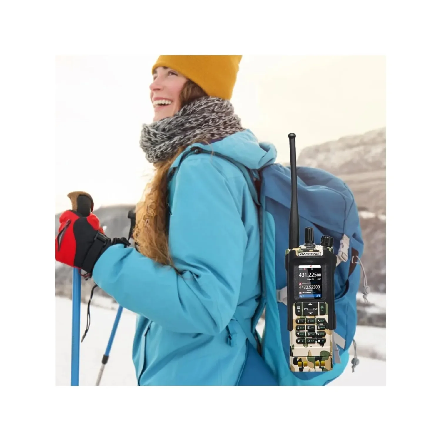 Кобура с зажимом для ремня рации UV-32/DM-32 |   Прочный пластиковый сменный аксессуар для радиодержателя |   2 шт.