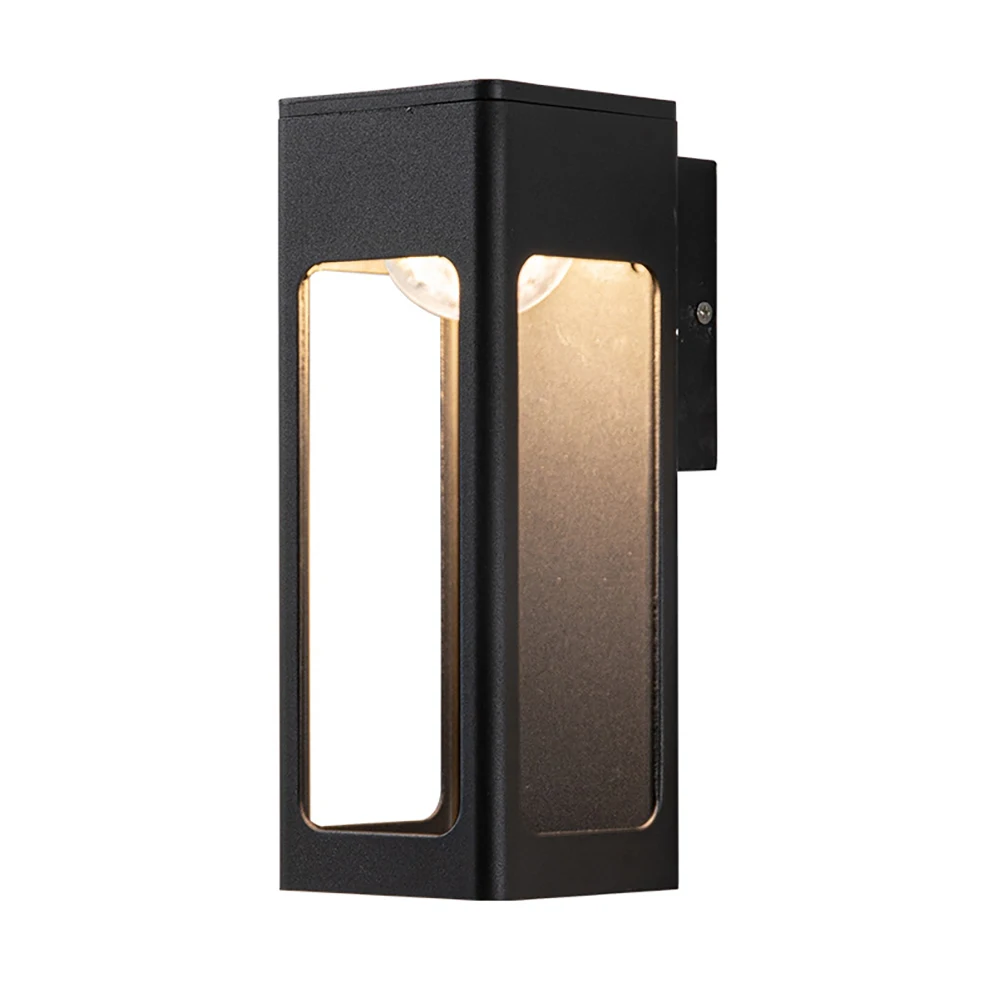 Lampe de matériaux en aluminium imperméables IP65 d'intérieur/extérieur de style minimaliste moderne de la AC85-265V 12W de mur de LED pour l'éclairage à la maison