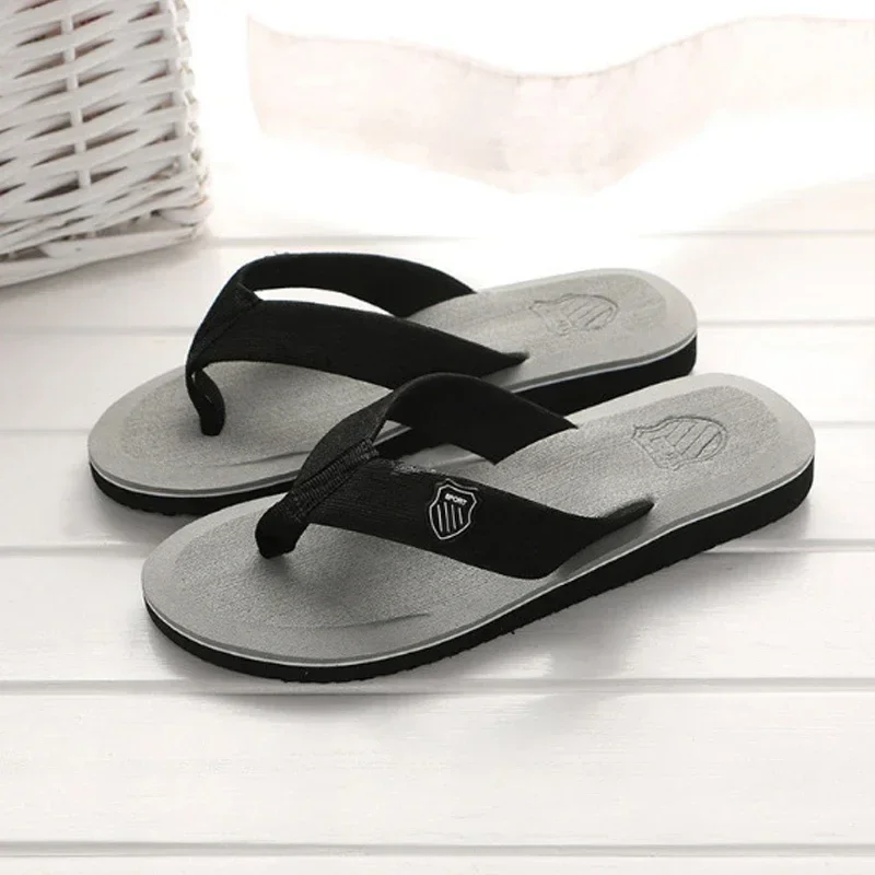 Fashion Flip Flops Home Casual Bathing Shoes Beach Sandals Anti Slip Flat Shoes Outdoor Slippers Slippers Outdoor Slippers