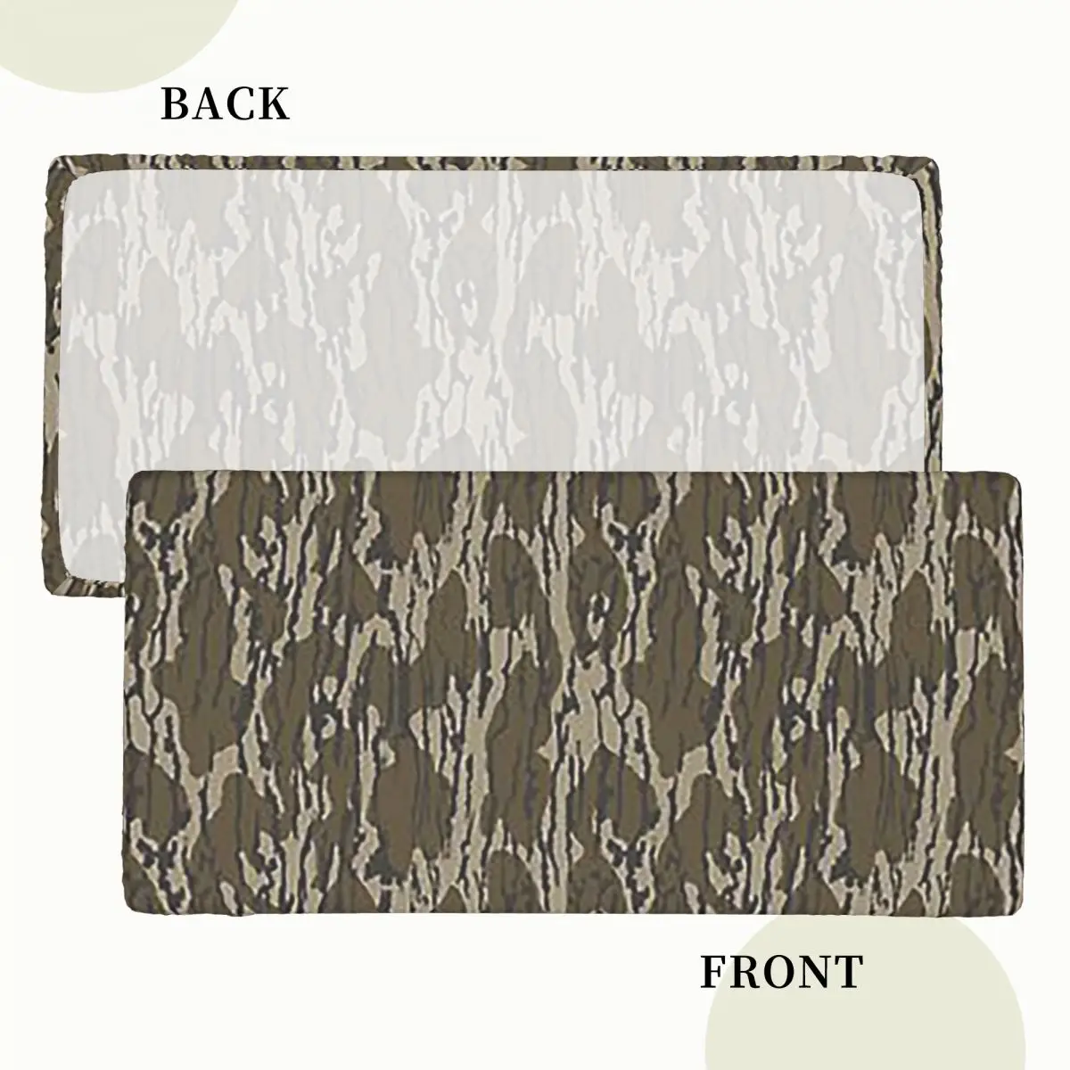 Everything Bottom Lands Camo Custom Rectangular Tablecloth Waterproof Table Cover for Festival Party Decorations Table Cloth