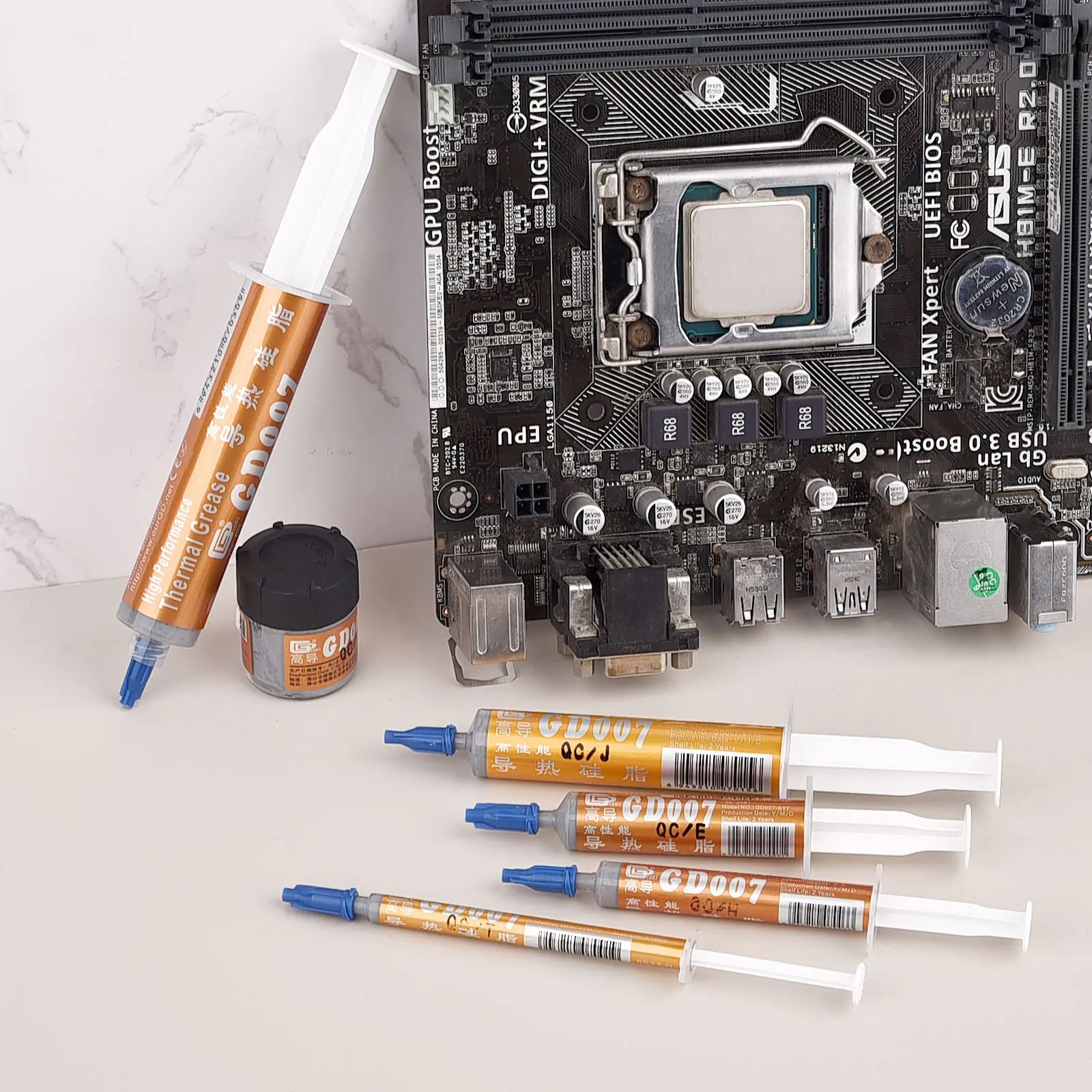 1/3/7/15/30g Gray GD-2/GD007 Thermal Paste Conductive Heatsink Plaster Viscous Adhesive Glue For Chip VGA RAM LED IC Cooler