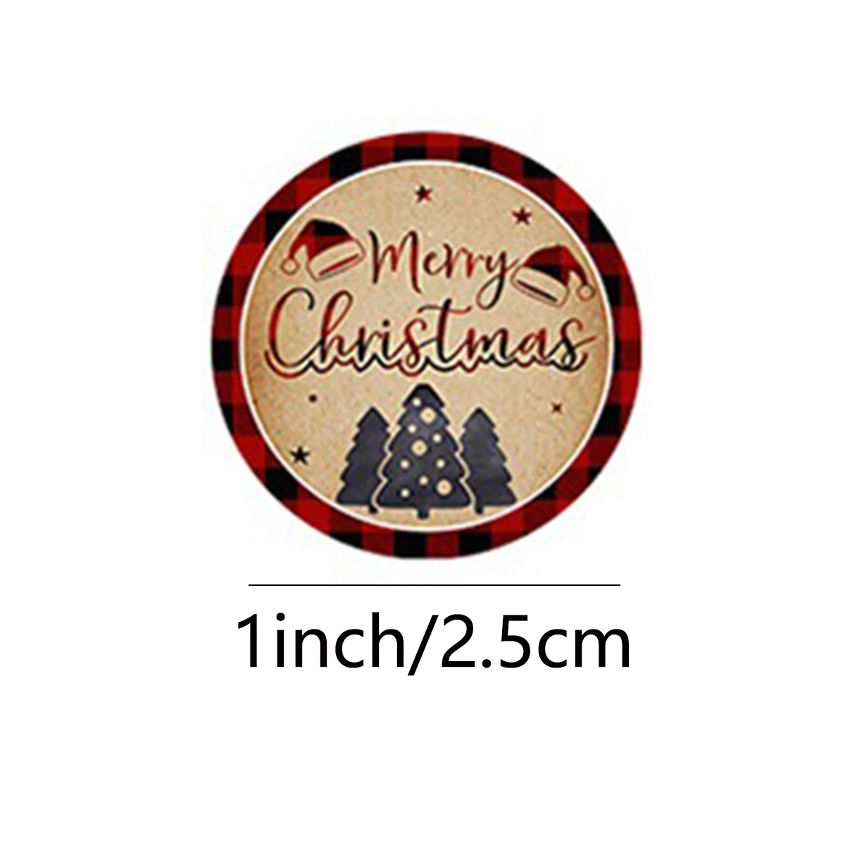 100-500pcs Christmas Stickers Xmas Labels Stickers Gift Decor Merry Christmas Decorations For Home New Year Gift