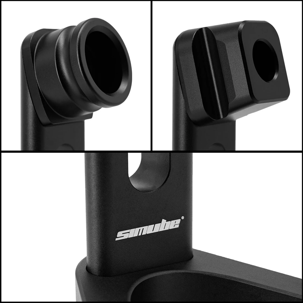 Simube A1 Wheel Desk Mount For QR2, Moza/Simagic, Anodised Finish, Fully CNC-Machined Aluminium Component