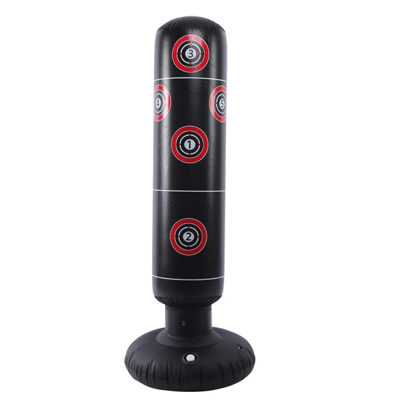 Sac de Sable Gonflable en PVC pour Adulte et Enfant, Colonne Verticale, Entraînement de Boxe, Décompression