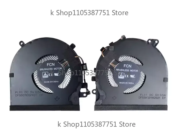 FM5D FLK7 AA+ New CPU GPU Cooling Fans For Razer Blade 15 Base RZ09-3009 0270 RZ09-0328 2020 Gtx 2060 GTX1660ti
