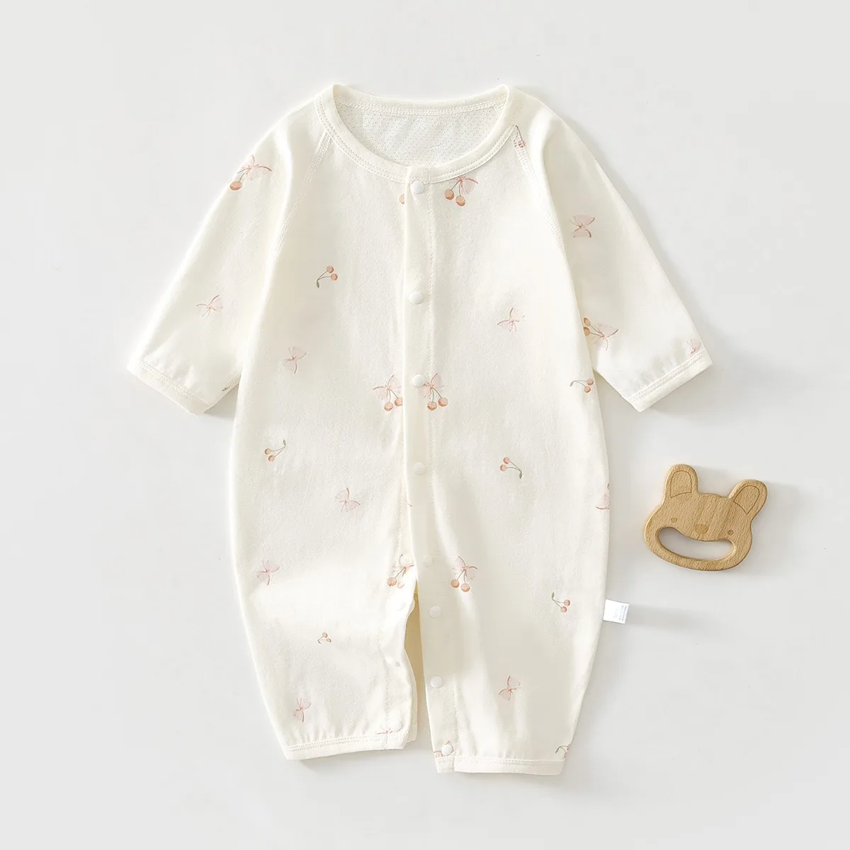 Newborns Pure Cotton Breathable Cool Jumpsuit 0-18M Baby Boy Girl Summer Lightweight Knit Romper Kids Easy on Off Casual Babygro