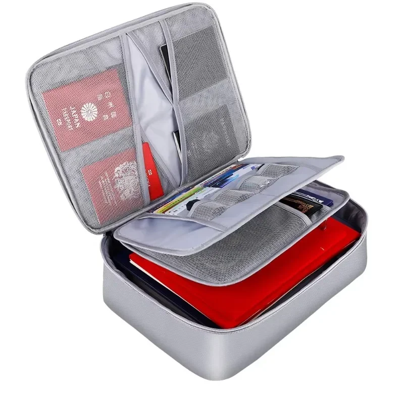 

Fireproof and Waterproof Wallet Passport Ticket Multipurpose Credit Card Holder Package Document Storage Manager