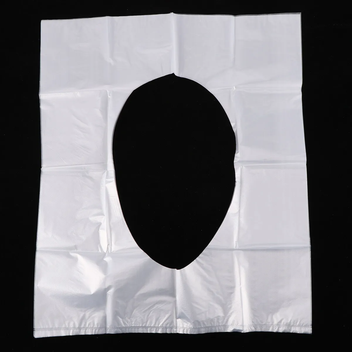 

10 упаковок водонепроницаемых одноразовых накладок на унитаз, портативные прозрачные нескользящие гигиенические подушечки для путешествий и отелей