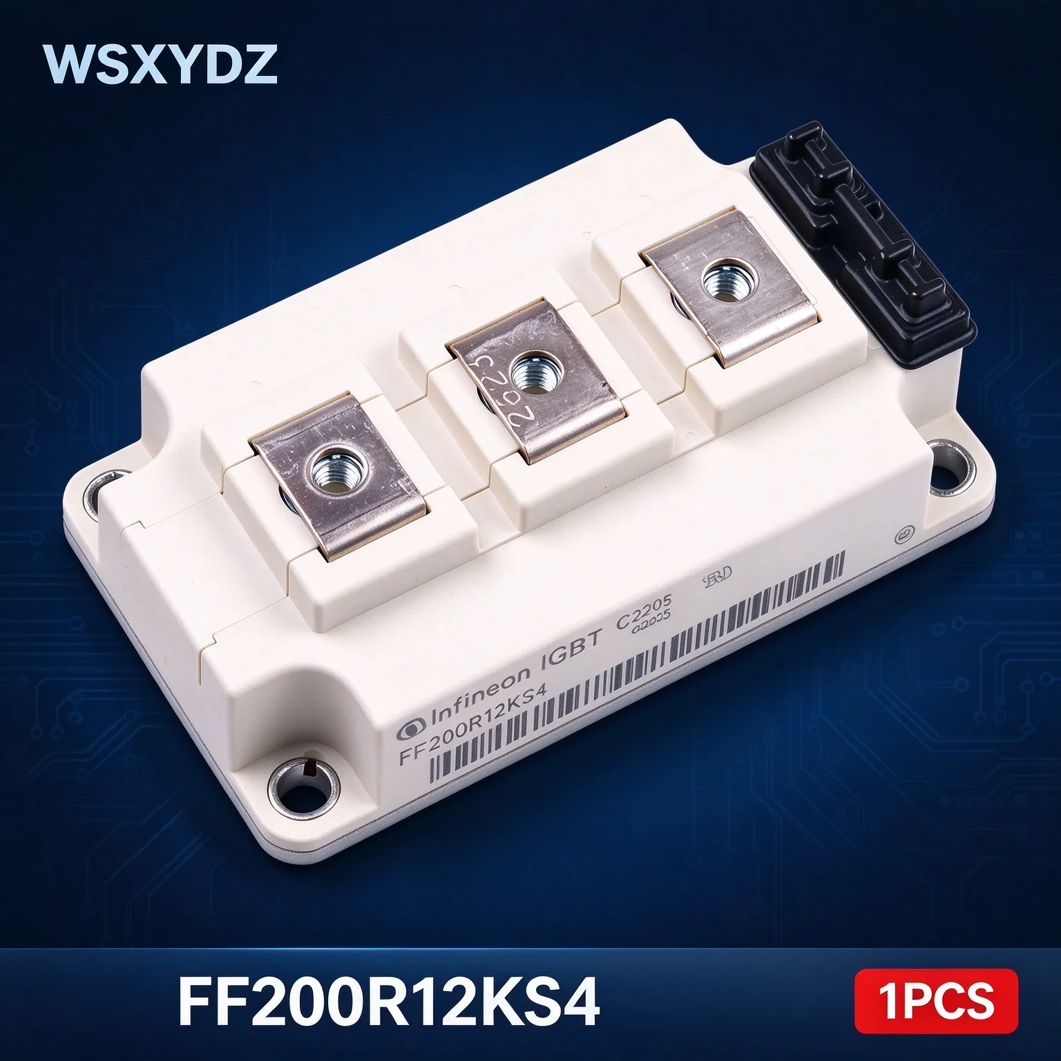 1PCS FF200R12KS4 IGBT Module 1200V 200A 400A Peak Half Bridge Fast IGBT2 62mm Infineon Inverter Diode New Original