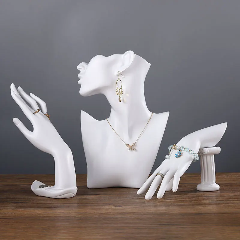 

Fahsion Jewelry Display Hand Model Anklet Watch Bracelet Display Stand Sketch Decoration Art Photo Ring Organizer