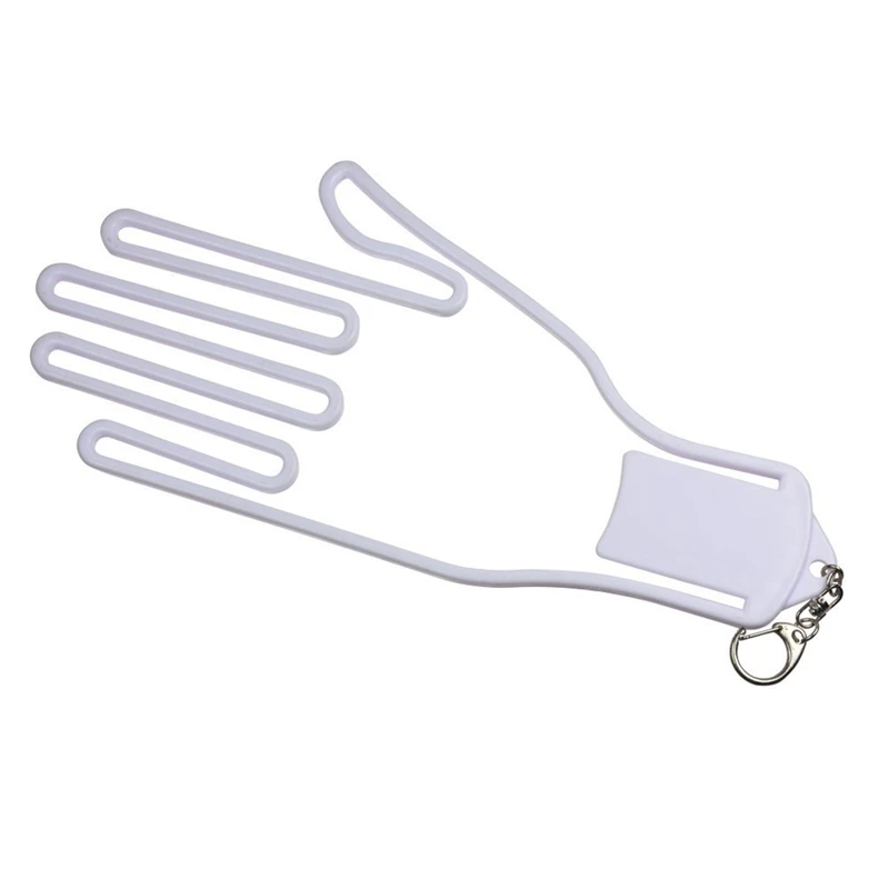 Golf Glove Extension Rack Hanging Glove Holder Glove Shaper Plastic Glove Holder With Metal Buckle Golf Accessories