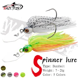WALK FISH Fishing Lure Chatter Bait 7G/9G/12G/14G/21G Spinner Bait Blade Jig Dancer Buzzbait Wobbler Chatterbait For Bass Pike