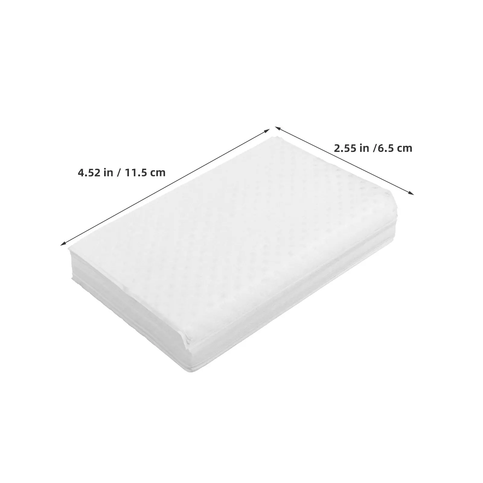 3000Pcs Perm End Wrap Paper Hair Salon Ultra-Thin Breathable High Toughness Paper for Curling Rods 4.5x2.6 Inch
