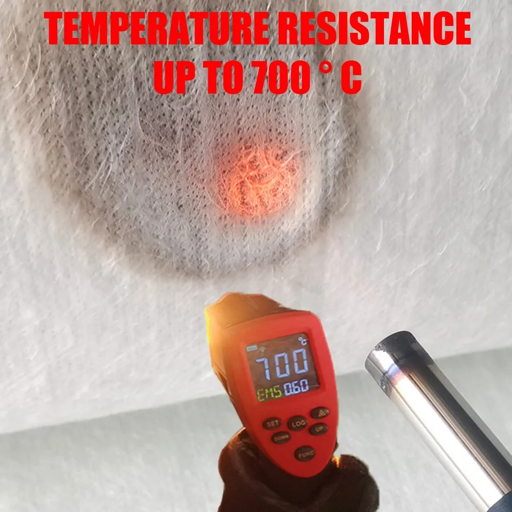 Fiberglass Heat Insulation Mat High Temp Car Engine Exhaust Pipe Packing Cotton Shock Absorption Heat-Resistant Shield 100x50cm