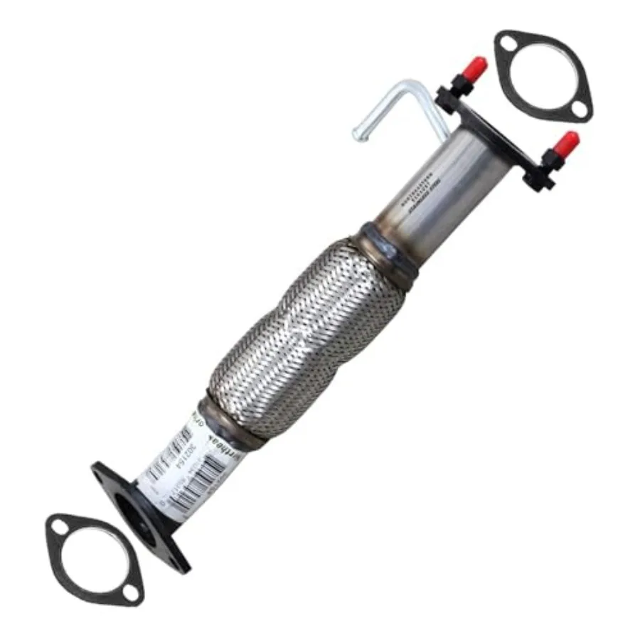 

Stainless Steel Exhaust Front Flex Pipe Compatible for Hyundai Tucson 20102013 and Kia Sportage 20112013 2.4L Engine with Free