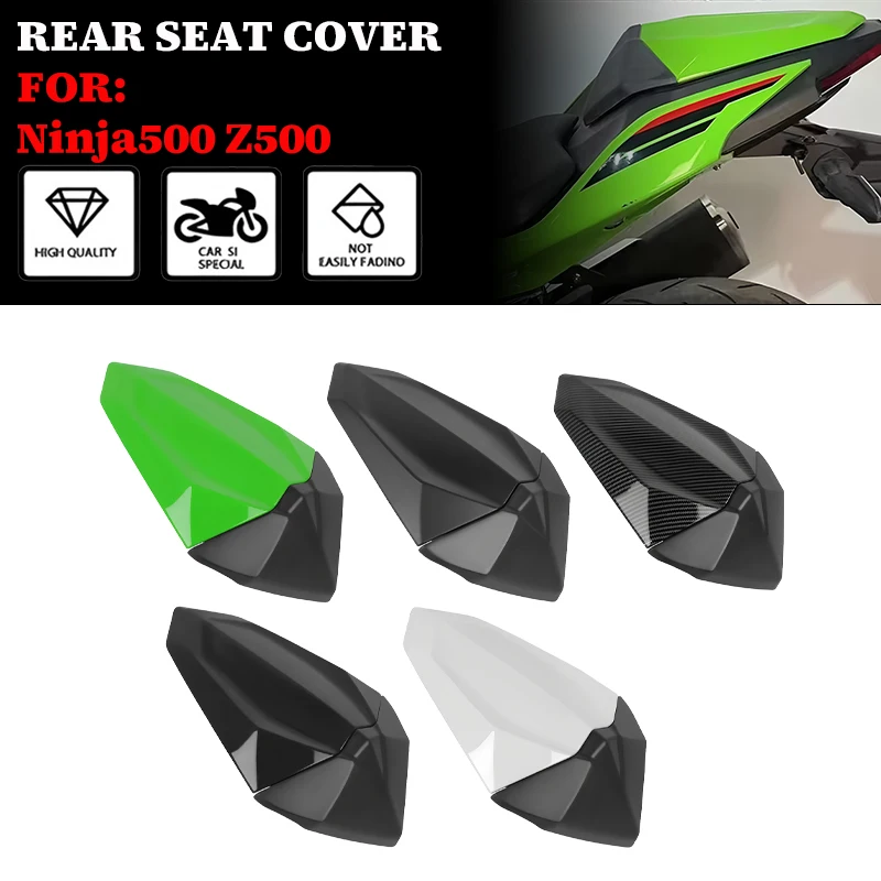 

NINJA 500 Z500 Rear Seat Cover For Kawasaki NINJA500 Z500 ABS SE 2024 2025+ Motorcycle Passenger Pillion Seats Fairing Cowl Hump